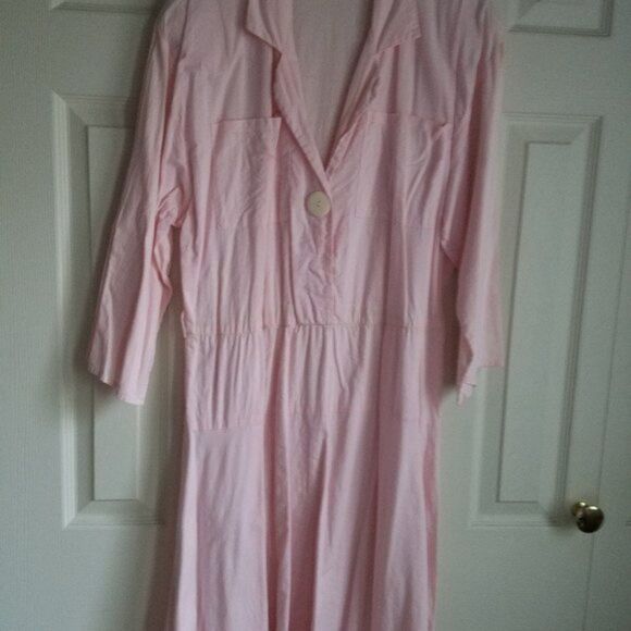 Vintage Victoria Billings Pink Midi Dress Size 18 - Picture 8 of 8